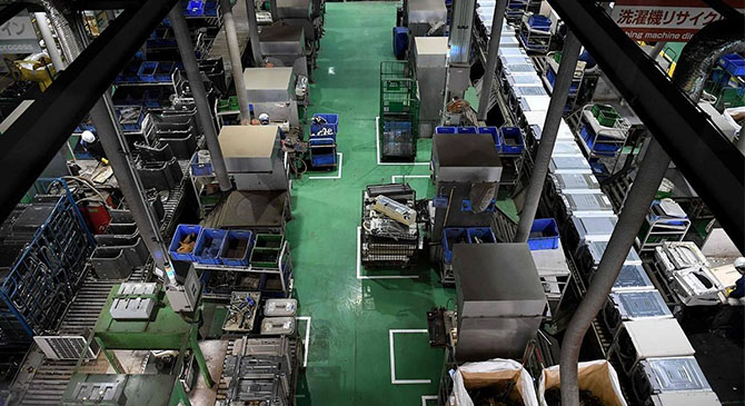 2017年將產(chǎn)生4470萬噸電子垃圾，只有20%將被有效回收