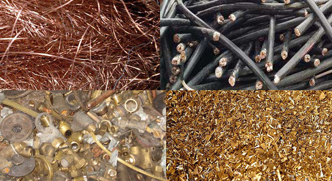 廢黃銅與廢紫銅的區別及價格